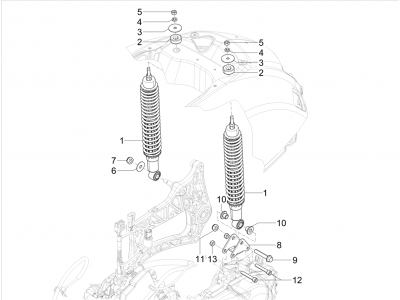 Ανάρτηση πίσω - Αμορτισέρ